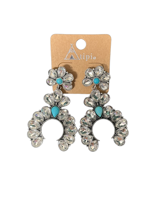 Bling western earrings